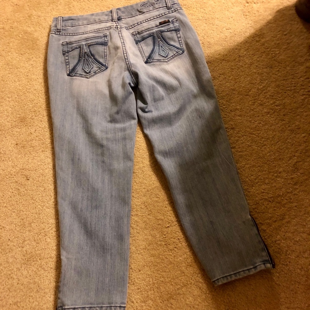 Seven7 cropped jeans size 8